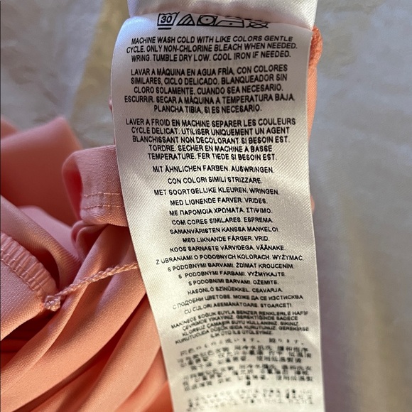 Guess Pink Ruffle Off-Shoulder Dress - Picture 9 of 9